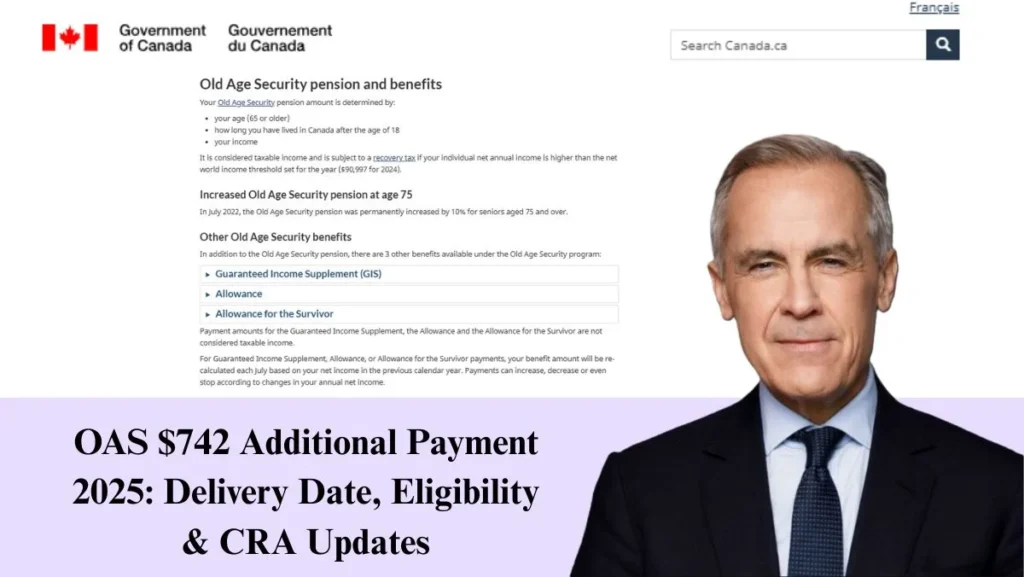 $742 OAS Additional Payment 2025