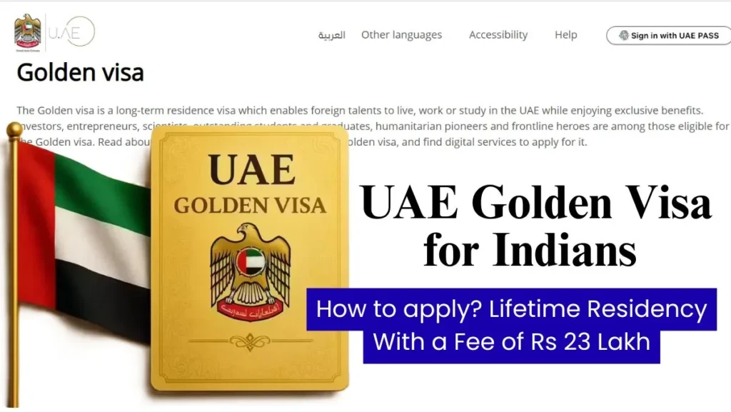 UAE Golden Visa for Indians