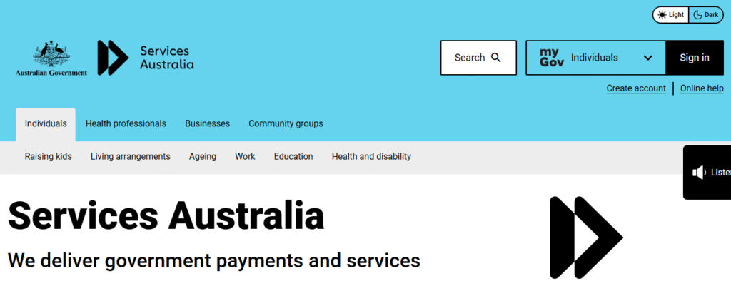 Australia $800–$2140 Centrelink Payment 2026