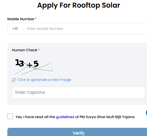 PM Surya Ghar Muft Bijli Yojana Status Check
