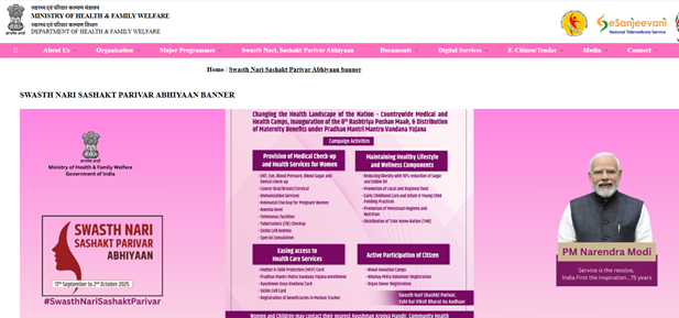 Swasth Naari Sashakt Parivar Abhiyan 2025